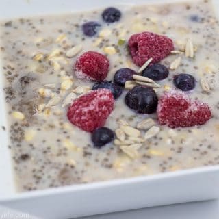 Vegan overnight oatmeal