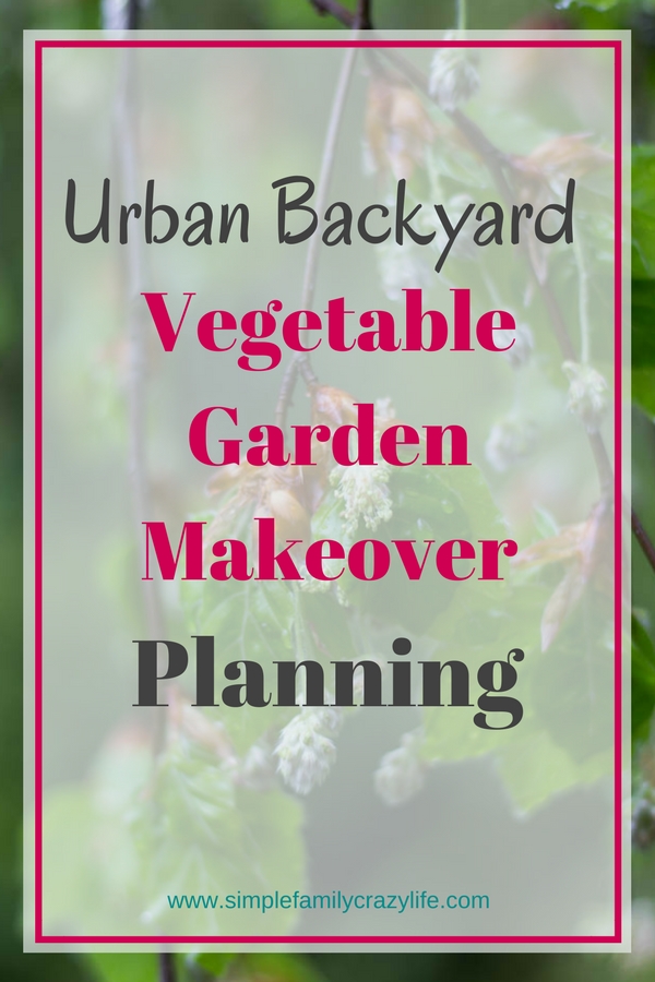 Yard Transformation Challenge Spring 2018 - Urban Vegetable Backyard Garden Makeover planning